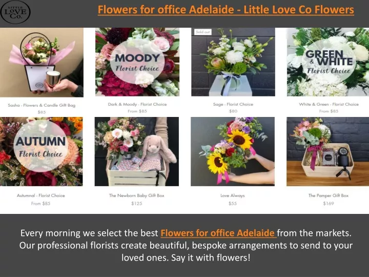 flowers for office adelaide little love co flowers