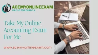 Take My Online Accounting Exam For Me