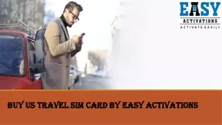 Buy US Travel SIM Card by Easy Activations - Unlimited Data Packs Available