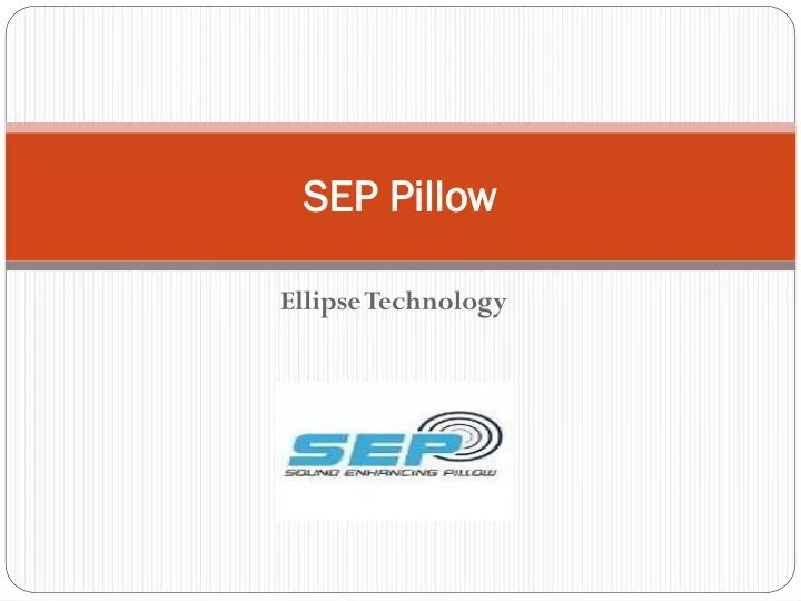 sep pillow