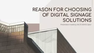 Top 4 Reasons for Choosing Digital Display Solutions