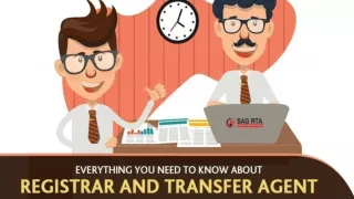Know Everything About Registrar and Transfer Agent Through SAG RTA