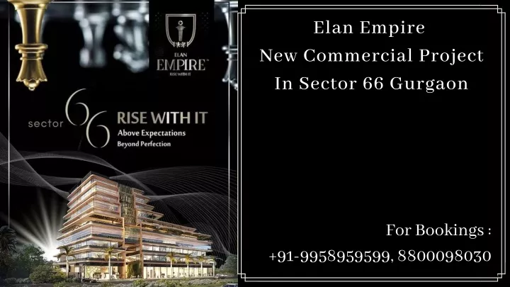 elan empire new commercial project in sector