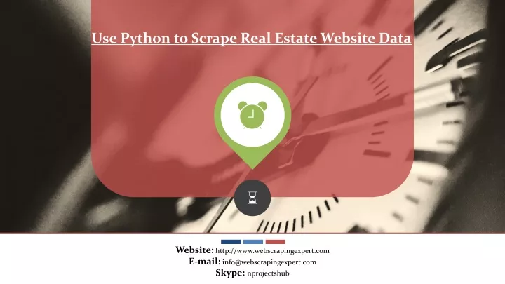 use python to scrape real estate website data