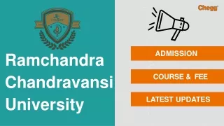 Ramchandra Chandravansi University