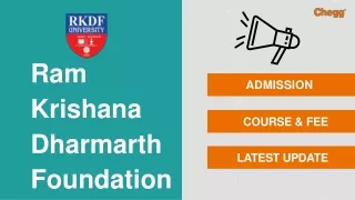 Ram Krishana Dharmarth Foundation University