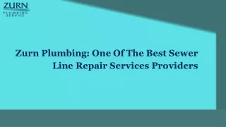 Zurn Plumbing : One Of The Best Sewer Line Repair Services Providers