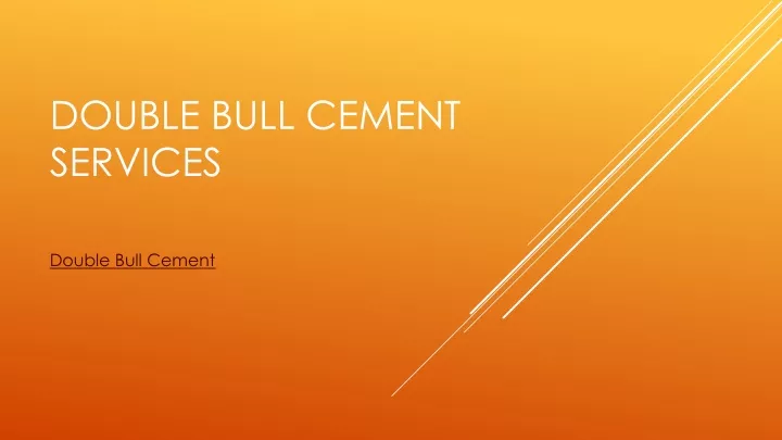 double bull cement services