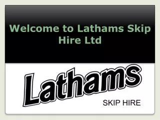 Skip Hire Bromley | Sydenham Recycling Centre | Latham Skips