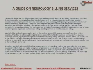 a guide on neurology billing services