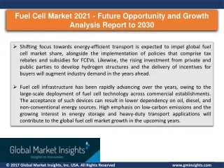 Fuel Cell Market by Growth Insight, Competitive Analysis and Regional Statistics