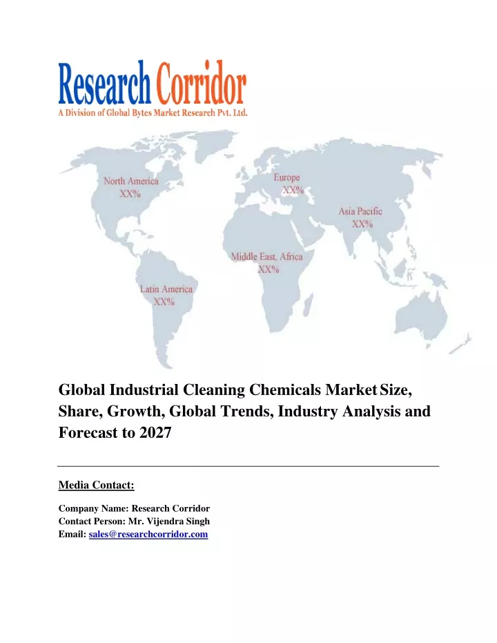 global industrial cleaning chemicals market size