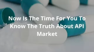 now is the time for you to know the truth about