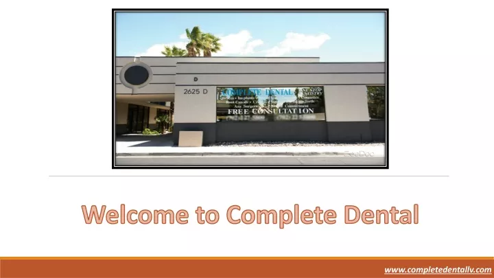 welcome to complete dental