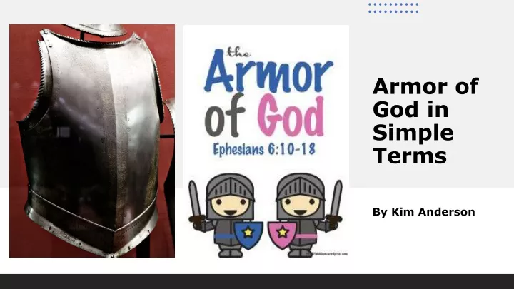 armor of god in simple terms