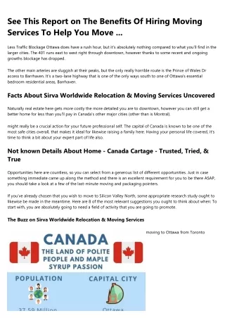 see this report on the benefits of hiring moving