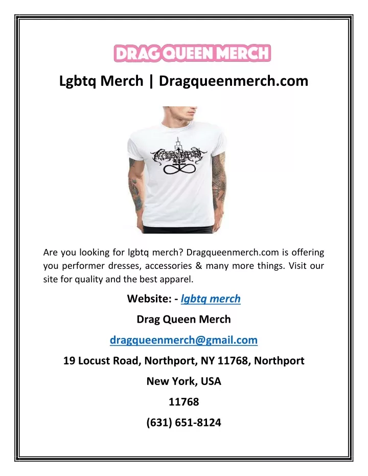 lgbtq merch dragqueenmerch com