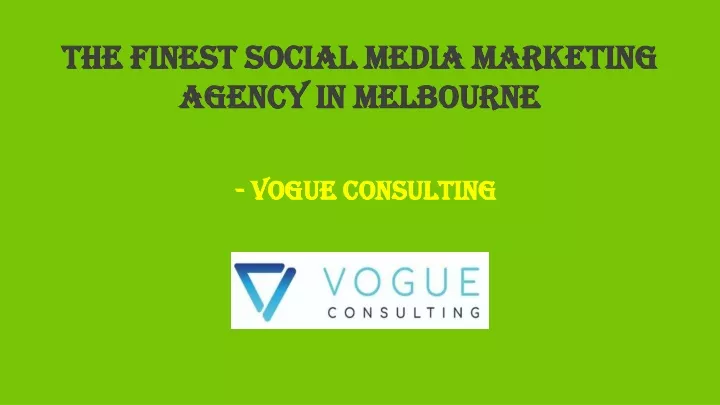 the finest social media marketing agency