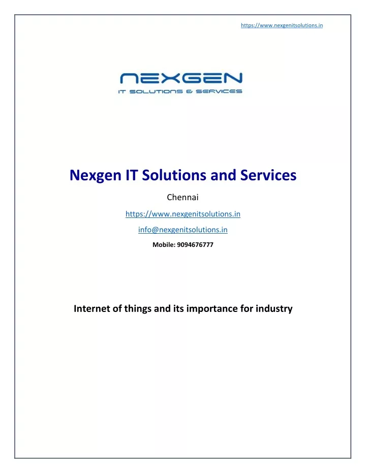 https www nexgenitsolutions in