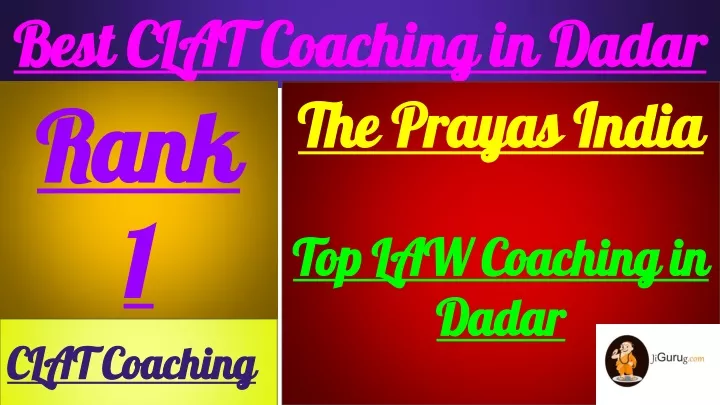 best clat coaching in dadar