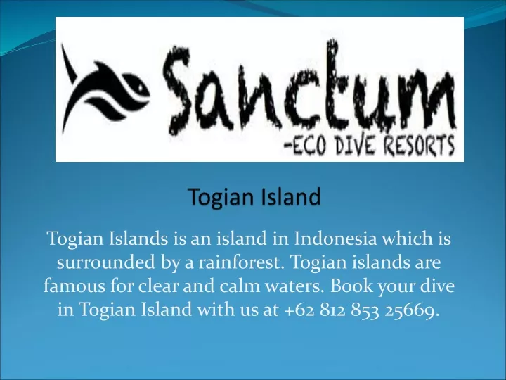 togian island