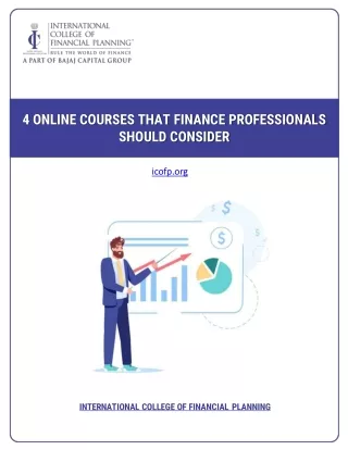 4 Online Courses That Finance Professionals Should Consider