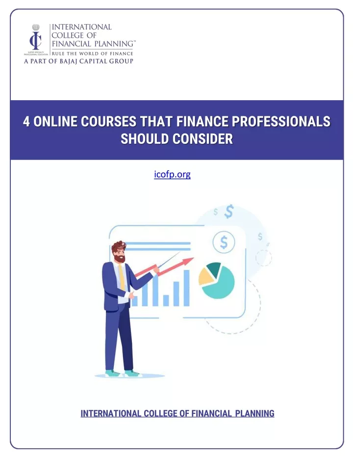 4 online courses that finance professionals