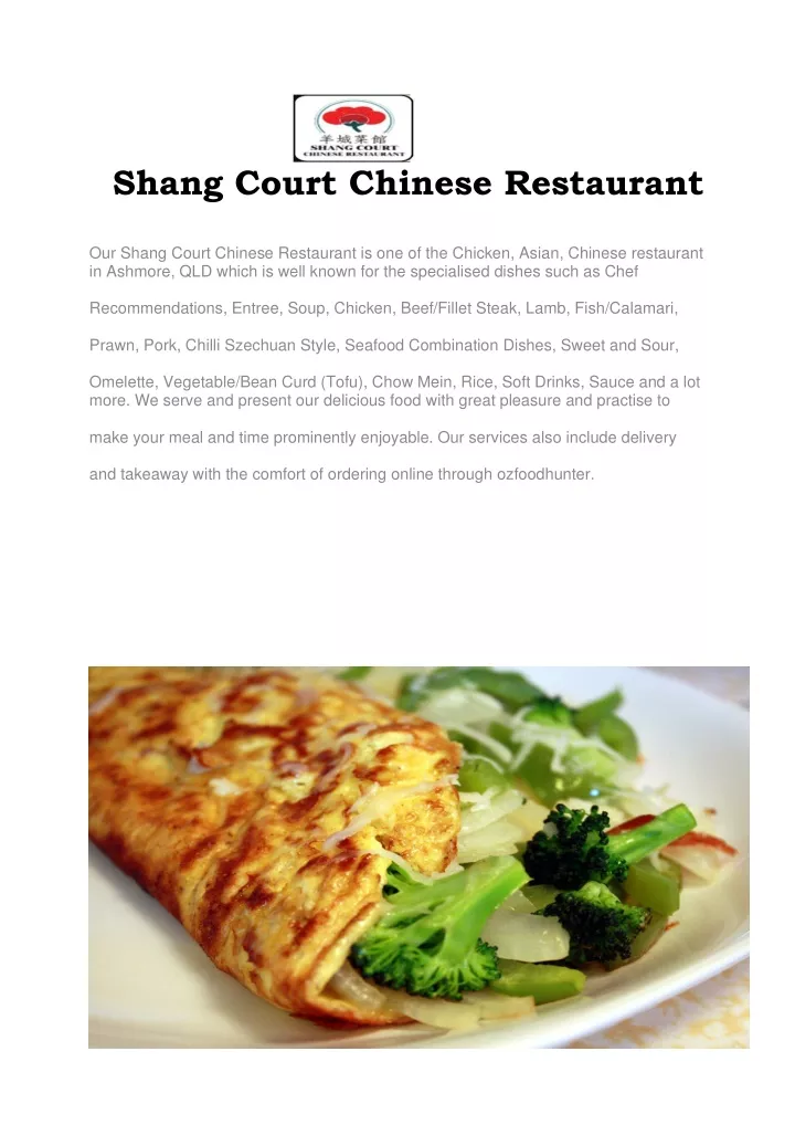 shang court chinese restaurant our shang court