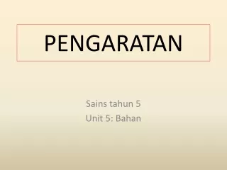 pengaratan
