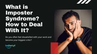 what is imposter syndrome how to deal with it