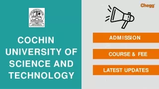 cochin university of science and technology
