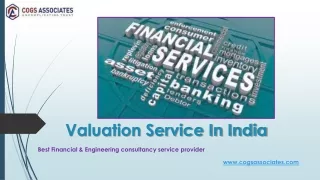Valuation Service In India