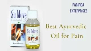 Best Ayurvedic Oil for Pain