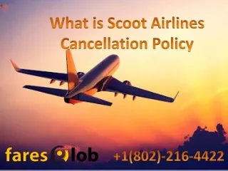 what is scoot airlines cancellation policy