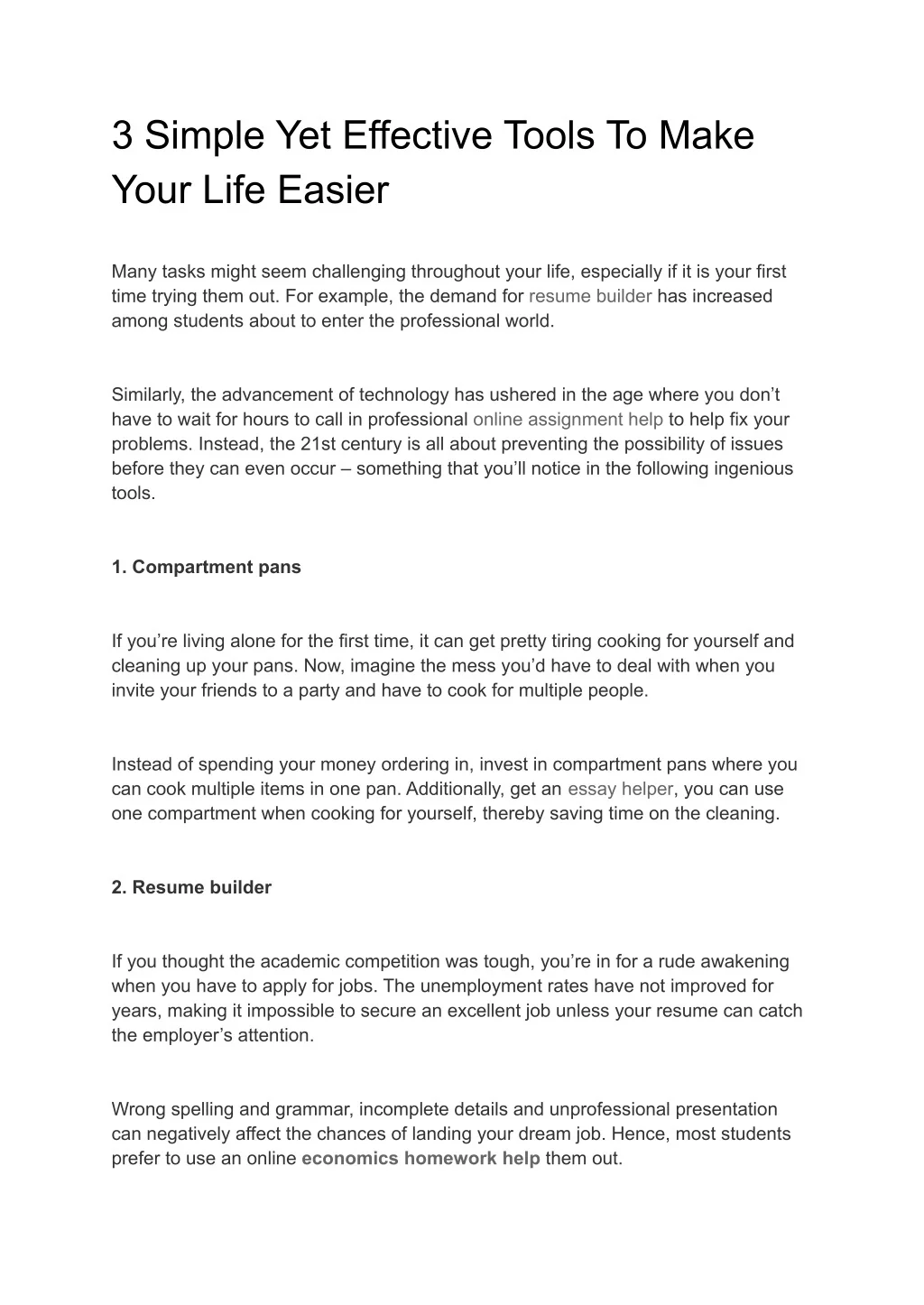 Simple Effective PPT - 3 Simple Yet Effective Tools To Make Your Life Easier PowerPoint ...