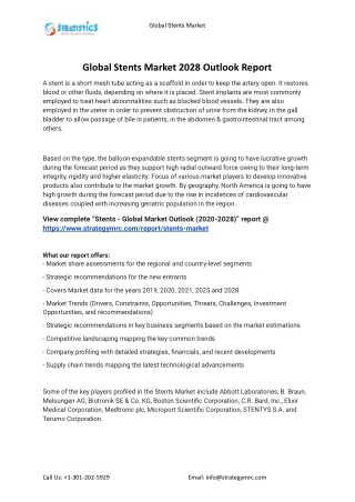 global stents market