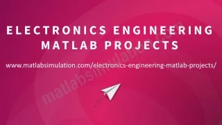 electronics engineering matlab projects