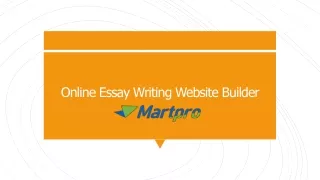 online essay writing website builder
