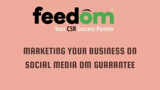 Marketing Your Business On Social Media - OM Guarantee