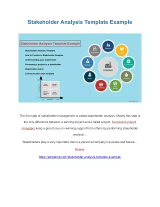 stakeholder analysis template example