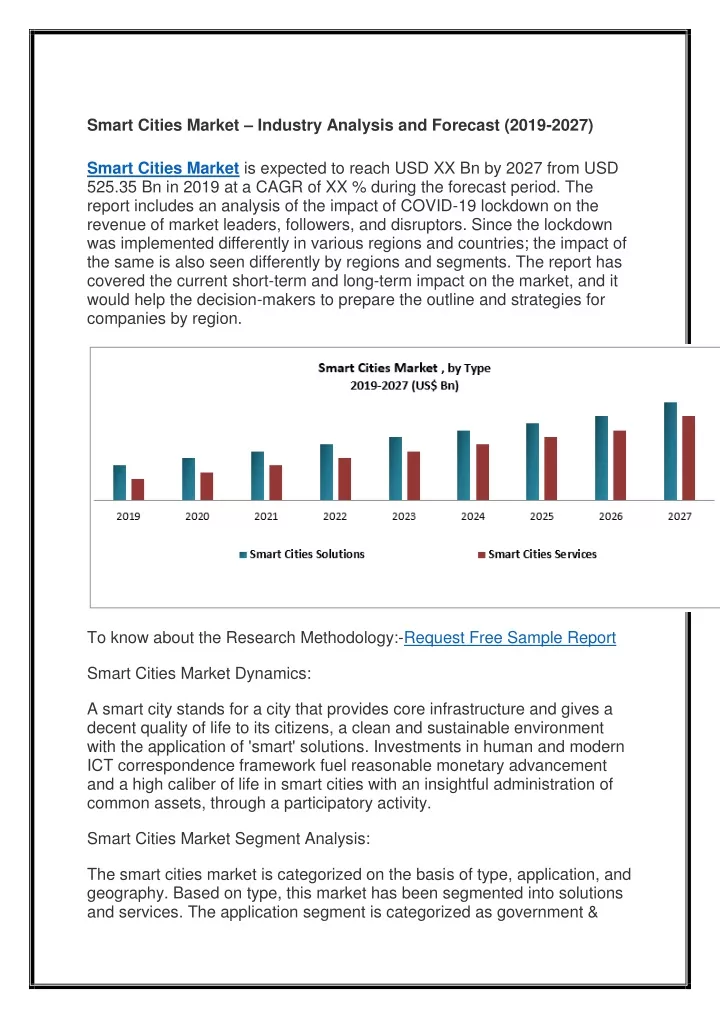 smart cities market industry analysis