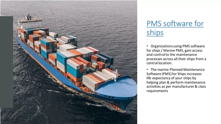 pms software for ships