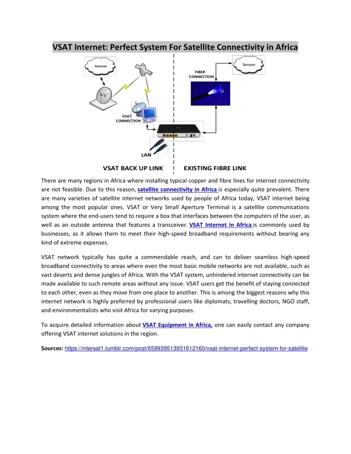 vsat internet perfect system for satellite