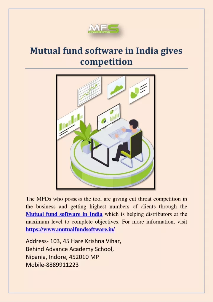 mutual fund software in india gives competition