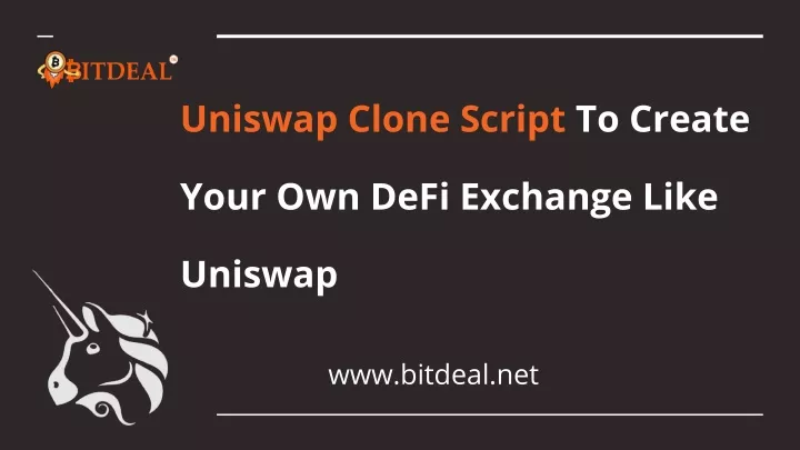 uniswap clone script to create