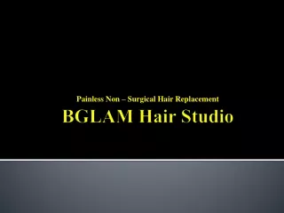 Hair replacement-hair bonding from BGLAM Hair studio