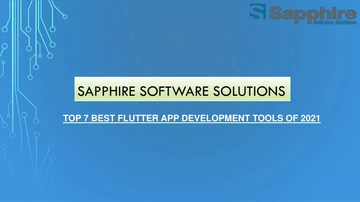 sapphire software solutions