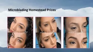 Microblading Homestead Prices