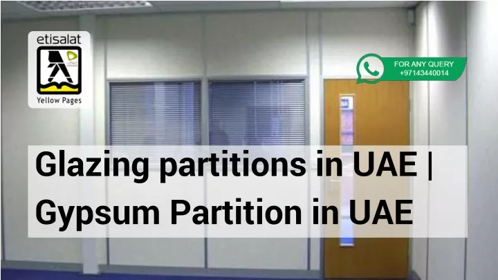 glazing partitions in uae gypsum partition in uae