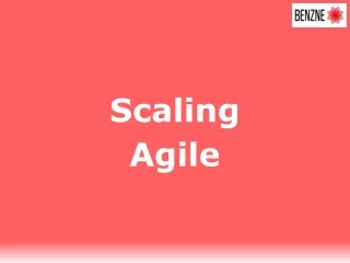 scaling agile